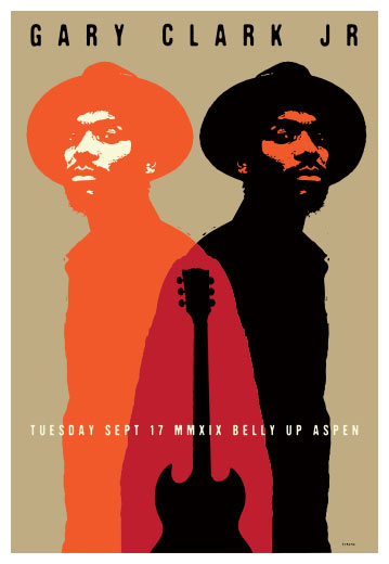 Scrojo Gary Clark Jr. Poster