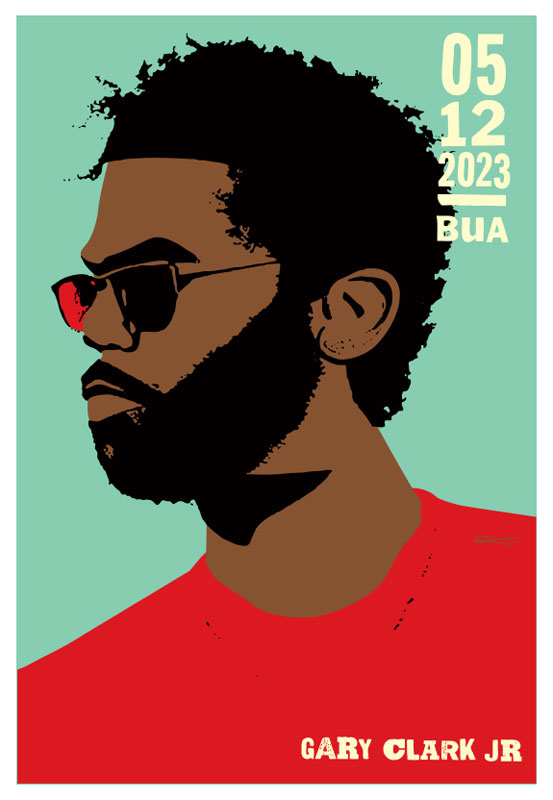 Scrojo Gary Clark Jr. Poster