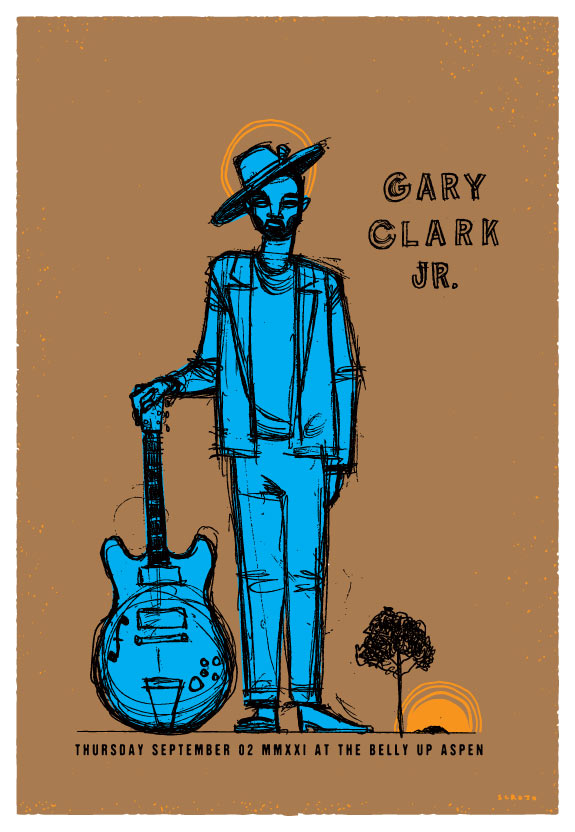 Scrojo Gary Clark Jr. Poster