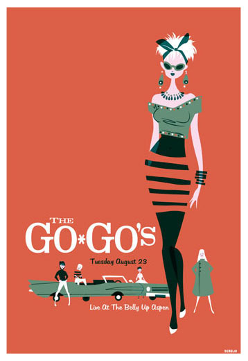 Scrojo The Go-Go's Poster