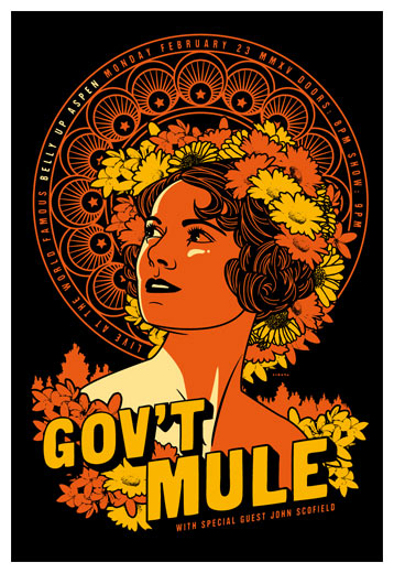 Scrojo Gov't Mule Poster