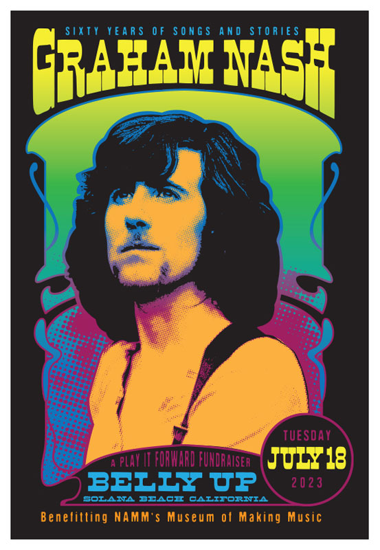 Scrojo Graham Nash - Sixty Years of Songs and Stories Poster
