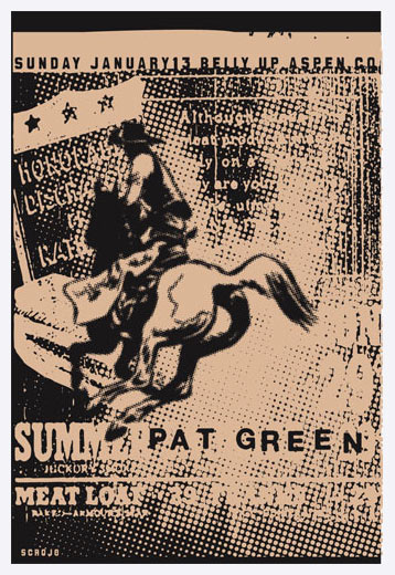 Scrojo Pat Green Poster