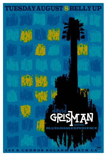 Scrojo David Grisman and the Bluegrass Experience Poster