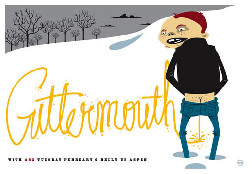 Scrojo Guttermouth Poster