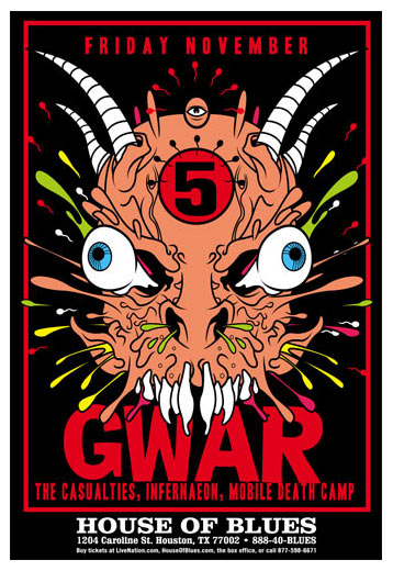 Scrojo GWAR Poster