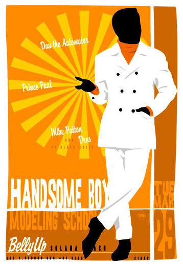 Scrojo Handsome Boy Modeling School Poster