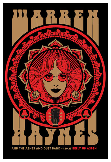 Scrojo Warren Haynes and the Ashes and Dust Band Poster