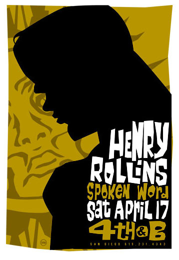 Scrojo Henry Rollins Poster