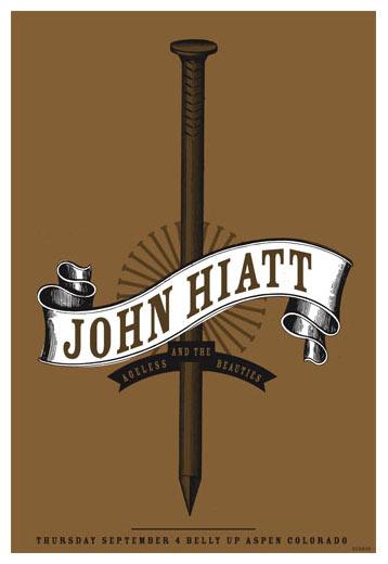Scrojo John Hiatt Poster