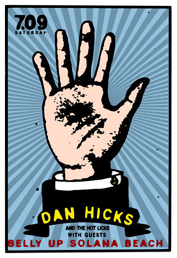 Scrojo Dan Hicks and The Hot Licks Poster