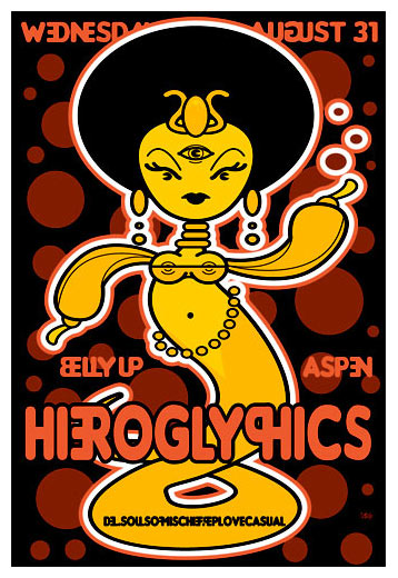 Scrojo Hieroglyphics Poster