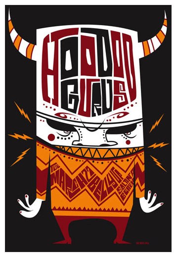 Scrojo Hoodoo Gurus Poster