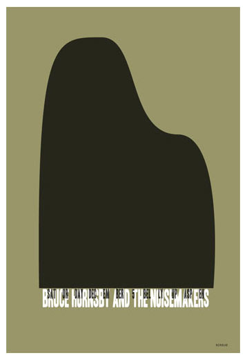 Scrojo Bruce Hornsby Poster