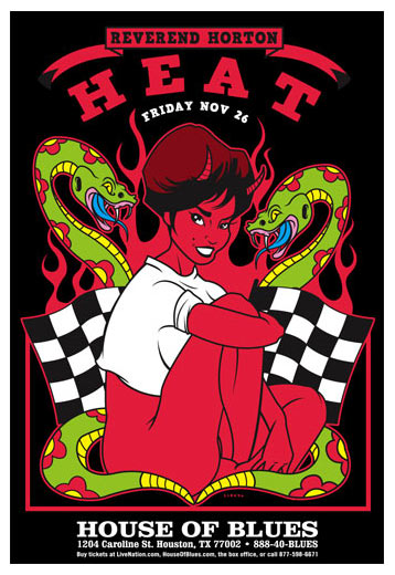 Scrojo Reverend Horton Heat Poster