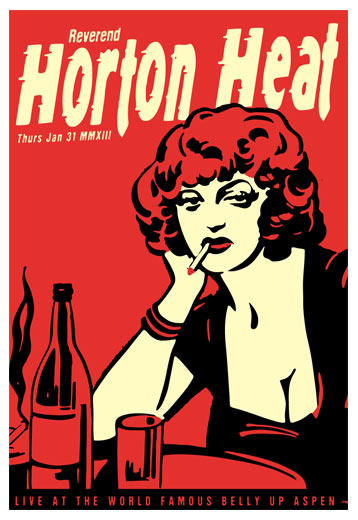 Scrojo Reverend Horton Heat Poster