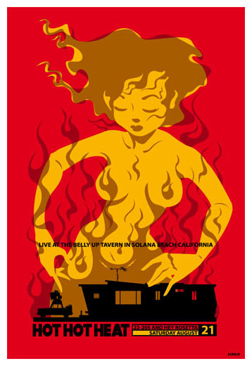 Scrojo Hot Hot Heat Poster