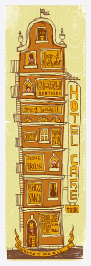 Scrojo Hotel Cafe Tour Poster