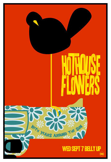 Scrojo Hothouse Flowers Poster