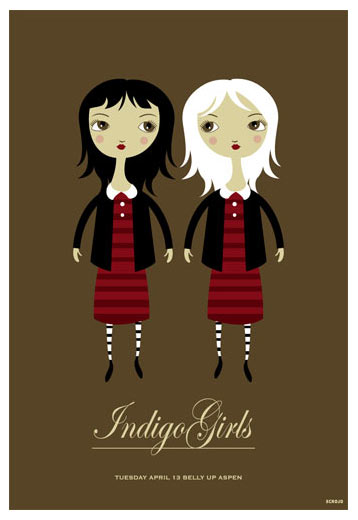 Scrojo Indigo Girls Poster