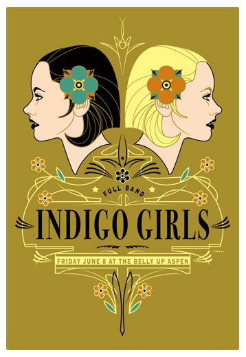 Scrojo Indigo Girls Poster