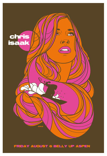 Scrojo Chris Isaak Poster