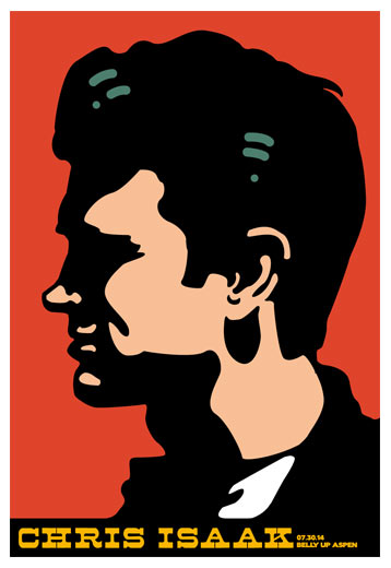 Scrojo Chris Isaak Poster