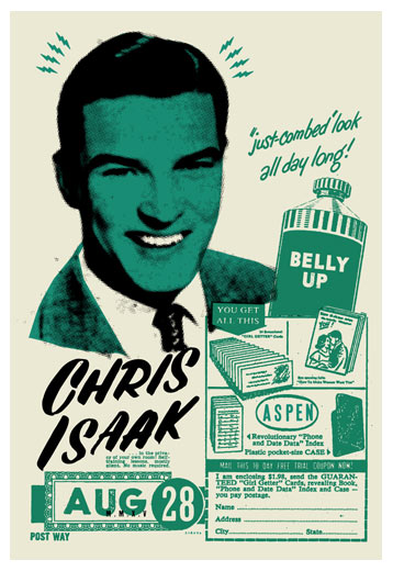 Scrojo Chris Isaak Poster