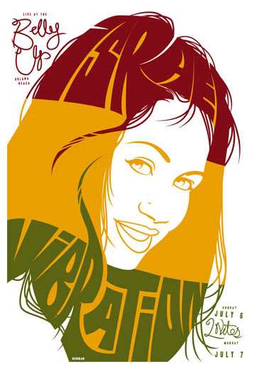 Scrojo Israel Vibration Poster