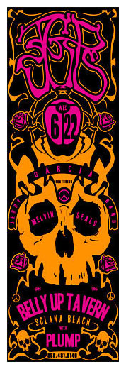 Scrojo Melvin Seals and JGB (Jerry Garcia Band) Poster
