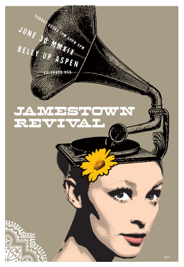 Scrojo Jamestown Revival Poster