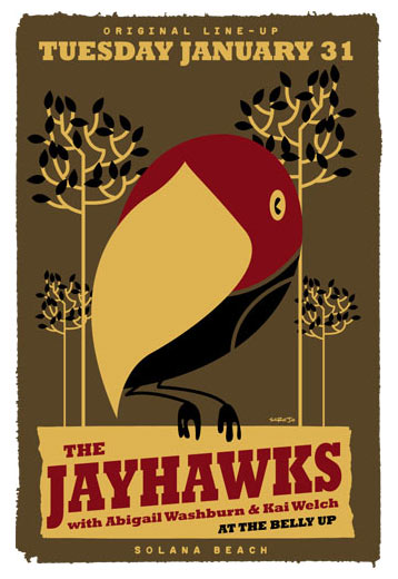 Scrojo The Jayhawks Poster