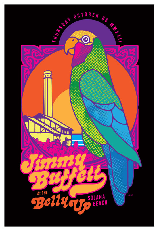 Scrojo Jimmy Buffett Poster