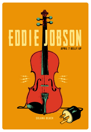 Scrojo Eddie Jobson Poster