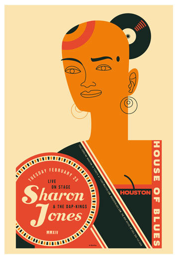 Scrojo Sharon Jones and the Dap-Kings Poster