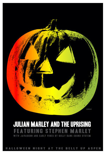 Scrojo Julian Marley and the Uprising Poster