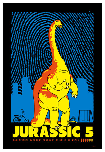 Scrojo Jurassic 5 Poster