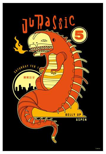 Scrojo Jurassic 5 Poster