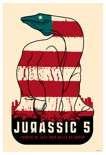 Scrojo Jurassic 5 Poster