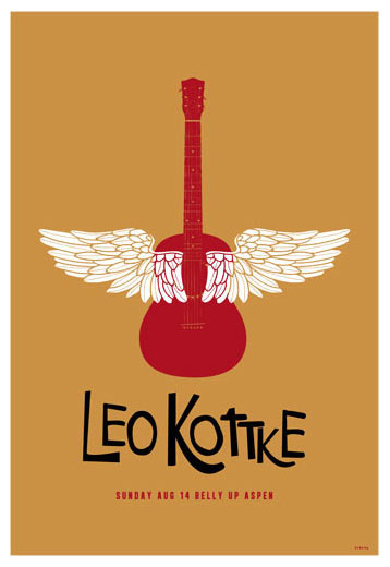 Scrojo Leo Kottke Poster