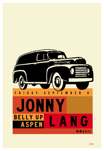 Scrojo Jonny Lang Poster