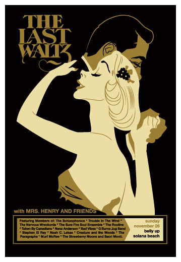 Scrojo The Last Waltz Perfromance Poster