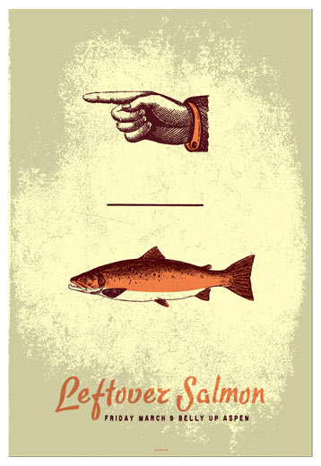 Scrojo Leftover Salmon Poster