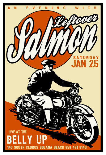 Scrojo Leftover Salmon Poster