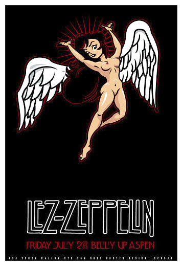 Scrojo Lez Zeppelin (All-Female Led Zeppelin Tribute Band) Poster