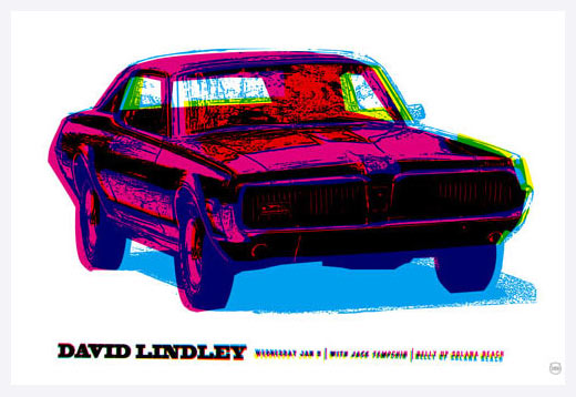 Scrojo David Lindley Poster