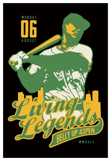 Scrojo Living Legends Poster