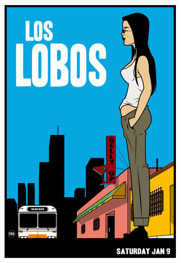 Scrojo Los Lobos Poster