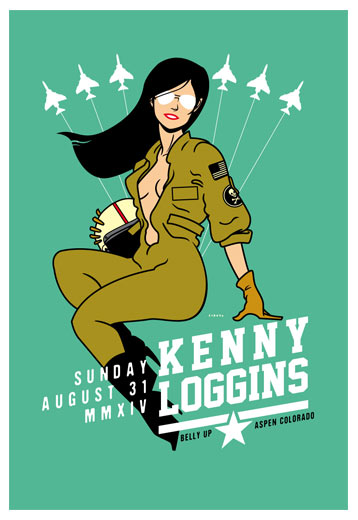 Scrojo Kenny Loggins Poster