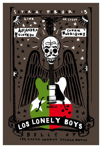 Scrojo Los Lonely Boys Poster